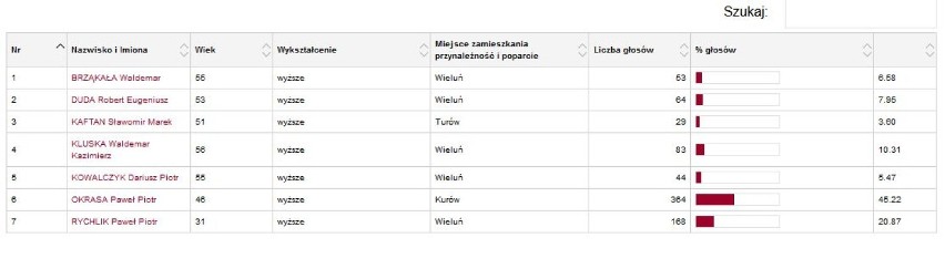 Obwód nr 2. Szkoła Podstawowa nr 5 w Wieluniu, Traugutta 38 Wieluń