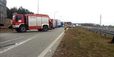 Wypadek na drodze S8 między Sieradzem i Zduńską Wolą 