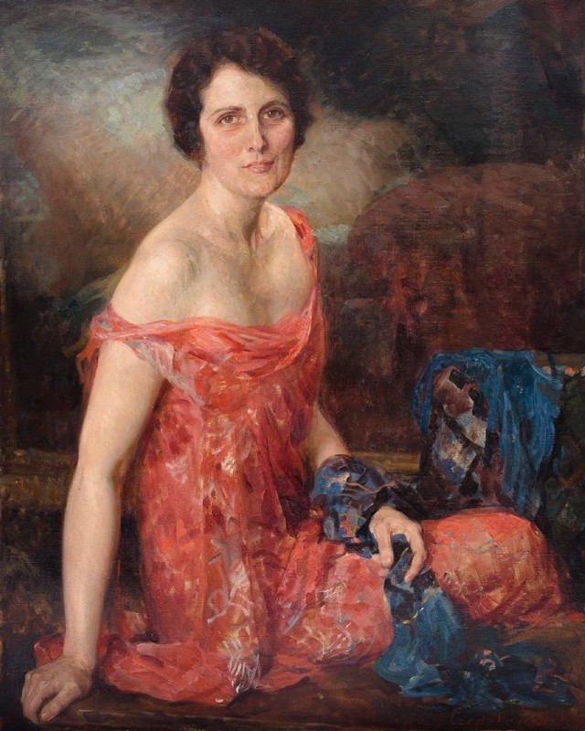 Jeden z portretów autorstwa Bolesława Jana Czedekowskiego