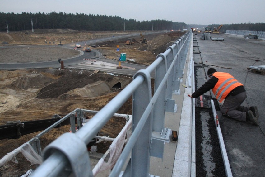 Budowa węzła autostradowego A1 w Pyrzowicach