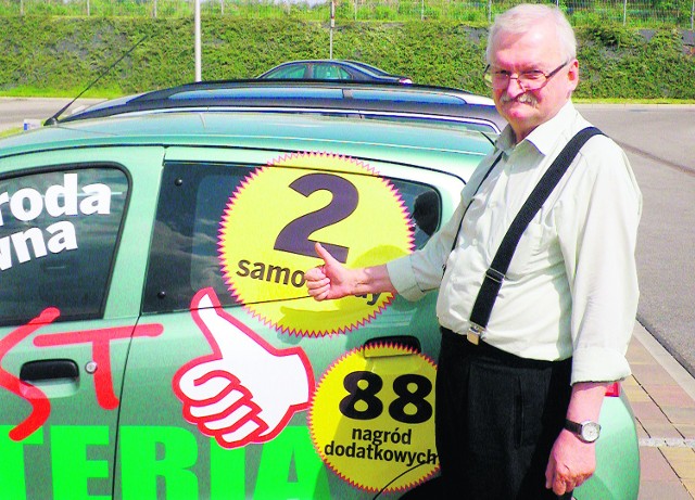 Andrzej Majowski - pierwszy laureat naszej Fest Loterii