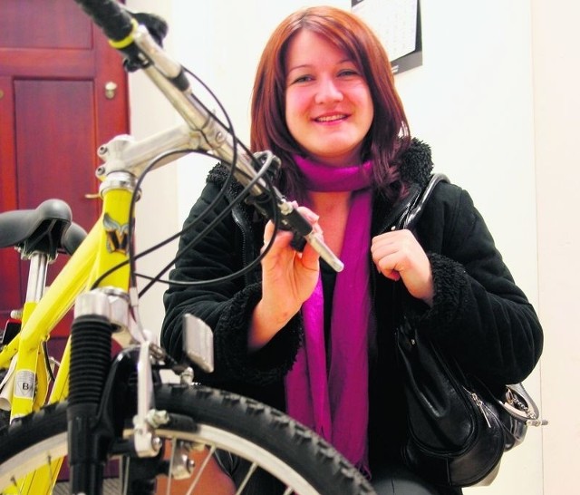 Ewa Szydłowska odebrała rower wylosowany w Wielkiej Loterii Kuriera