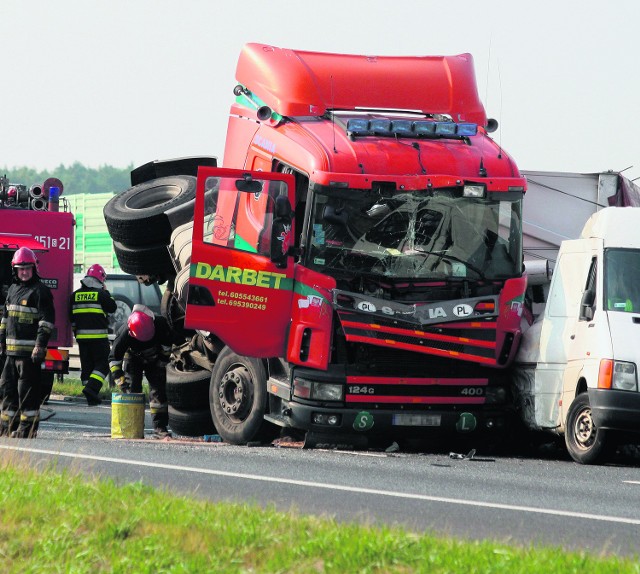 Wypadki na prostym odcinku A4? Są i to często, niestety