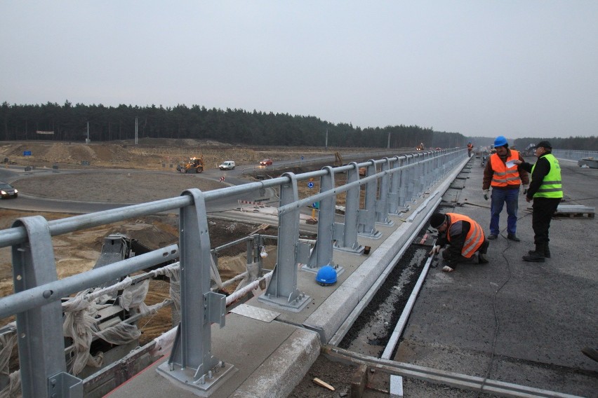 Budowa węzła autostradowego A1 w Pyrzowicach