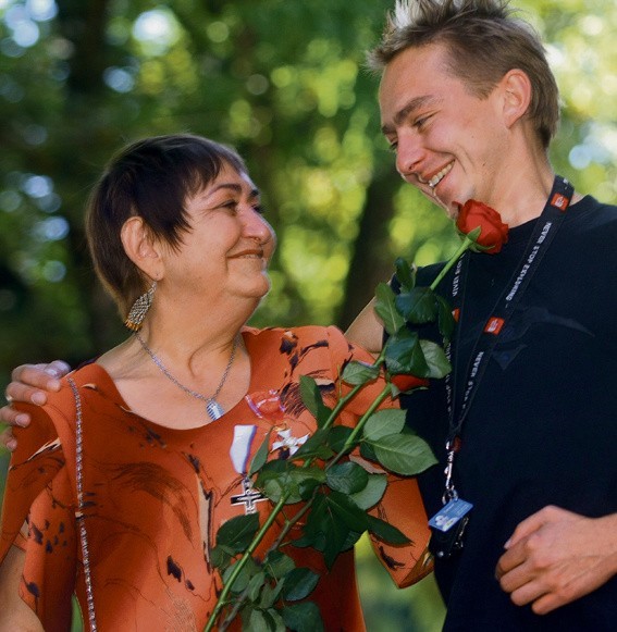 Ewa Juszko-Pałubska i jej syn Michał nabrali już dystansu do traumatycznych doświadczeń z przeszłości