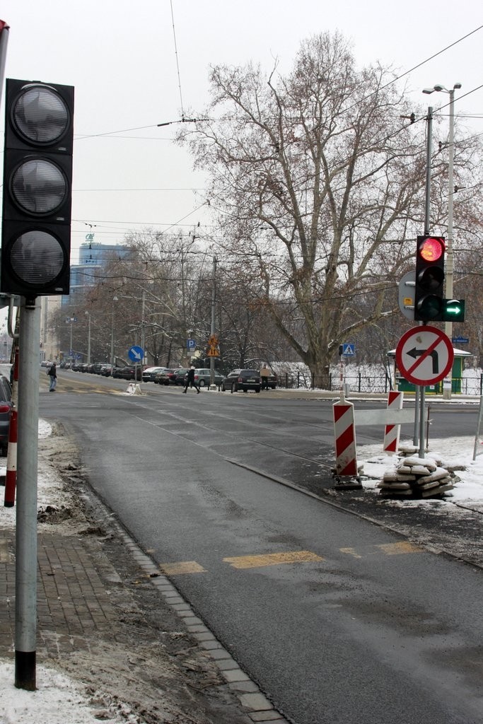 Na razie lewo skręt w Sądową jest zabroniony. To się jednak...