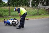 Żabno: skuter wjechał wprost przed volkswagena sharana. Motorowerzysta w szpitalu [ZDJĘCIA]