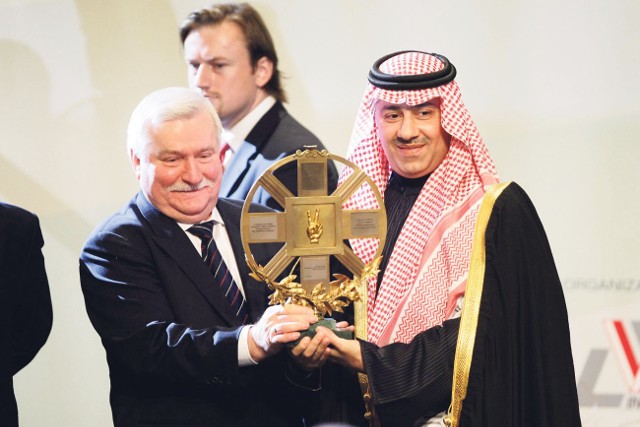 Nagrodę Lecha Wałęsy dla króla Arabii Saudyjskiej odebrał syn monarchy, książę Abdulaziz bin Abdullah Al Saud