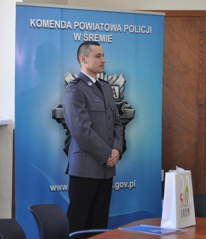 Policjanci ze śremskiej KPP