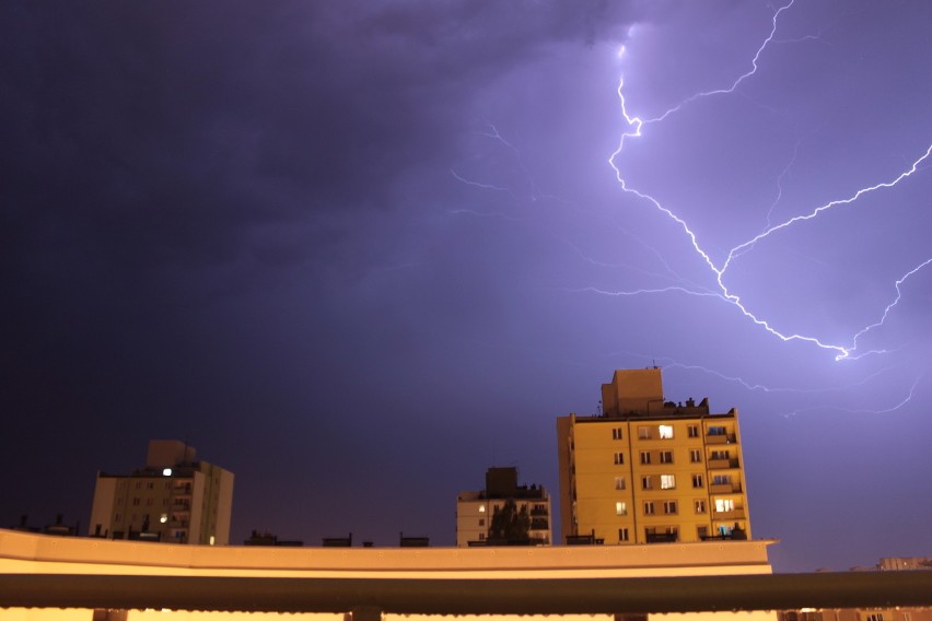 Z maila wzięte: Burza nad Lublinem (ZDJĘCIA)