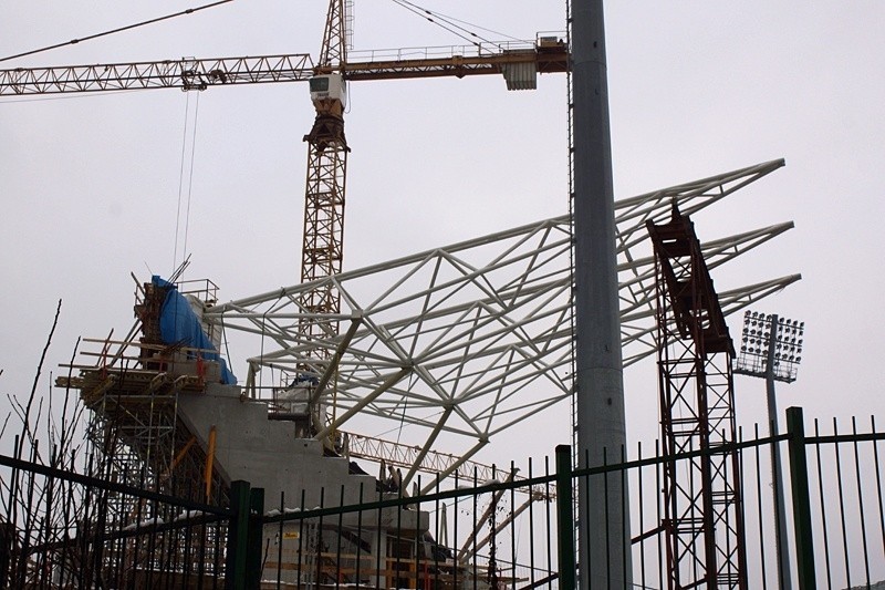 Budowa Stadionu Miejskiego w Bielsku-Białej [NAJNOWSZE ZDJĘCIA]