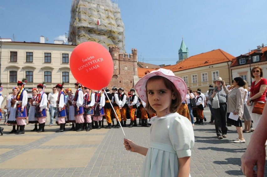 Polonez dla Lublina z okazji święta 3 Maja (WIDEO, ZDJĘCIA)