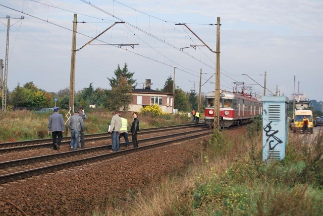 Miejsce śmiertelnego wypadku w Lesznie.