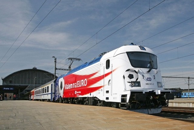 Tak wygląda czeska lokomotywa na Euro
