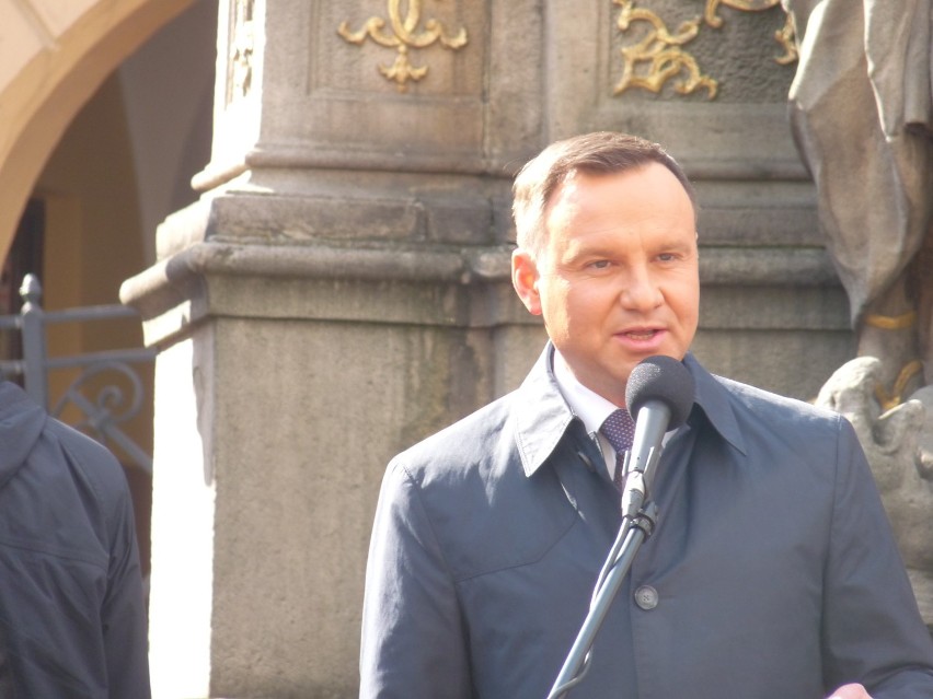 Prezydent Andrzej Duda w Bystrzycy Kłodzkiej