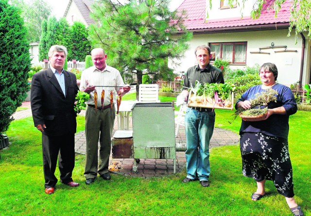 Uczestnicy projektu: Stanisław Haraf, Stanisław Ziółkowski, Jan Czaja i Barbara Zych