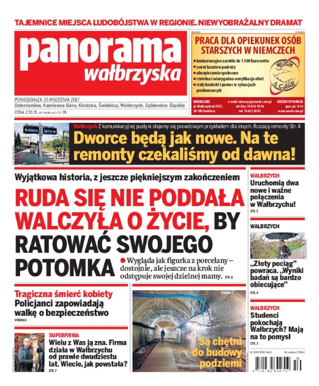 Panorama Wałbrzyska wydanie z 25 września 2017 r.