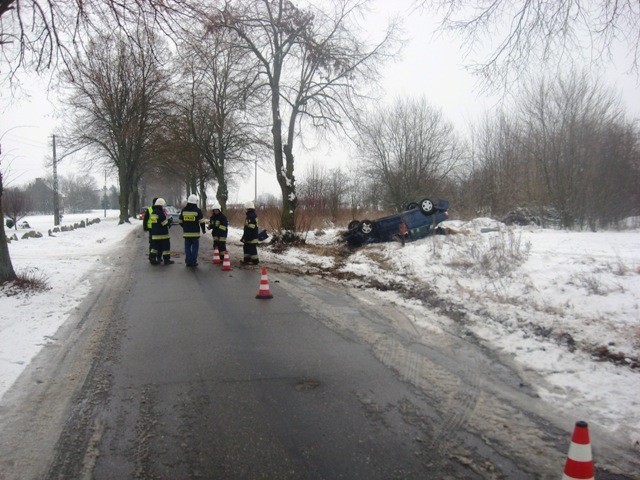 Złotów: Wypadek na trasie Czernice-Głomsk [FOTO]