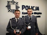Policjanci z Leszna odznaczeni ,,Kryształową Gwiazdą’’ za uratowanie mężczyzny