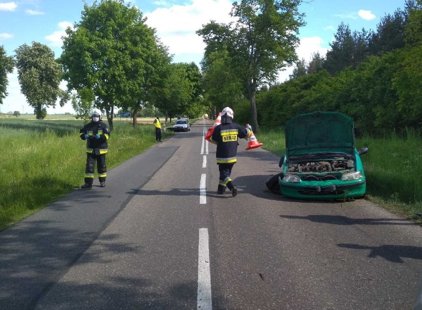 Zderzenie aut koło Margonina. Mogło być groźnie [ZDJĘCIA]