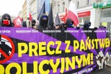 Narodowcy demonstrowali w Poznaniu. &quot;Precz z państwem policyjnym&quot; [ZDJĘCIA]