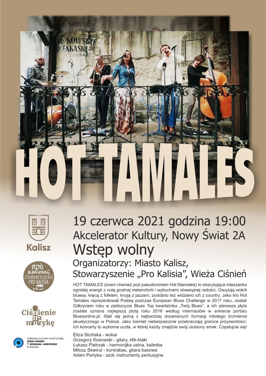 Hot Tamales wystąpią w Akceleratorze Kultury w Kaliszu