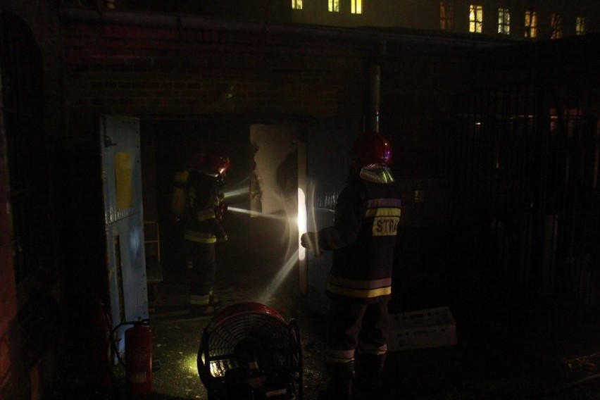 Pożar w szpitalu przy Grabiszyńskiej i ewakuacja (ZDJĘCIA)