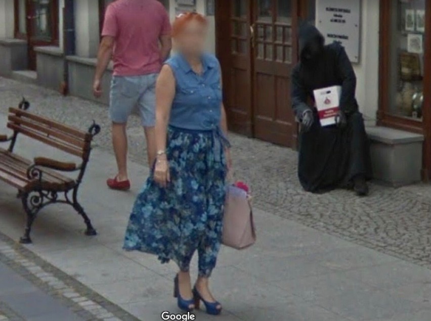 Moda na ulicach Nowego Sącza w Google Street View