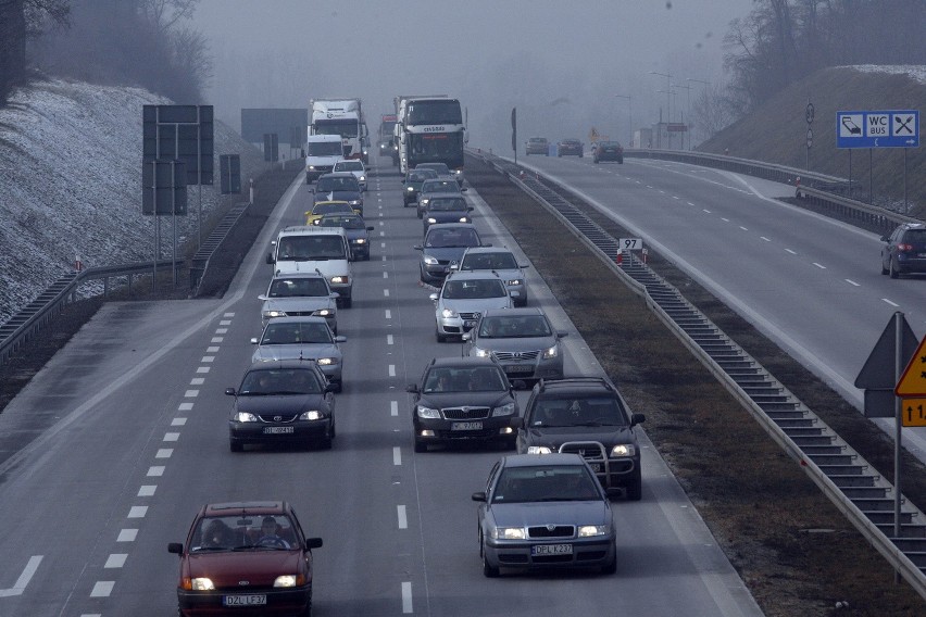 W styczniu kierowcy blokowali autostradę A4