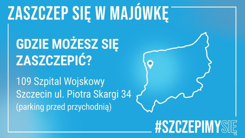 Pomysł na długi weekend? Zaszczep się w majówkę w Szczecinie