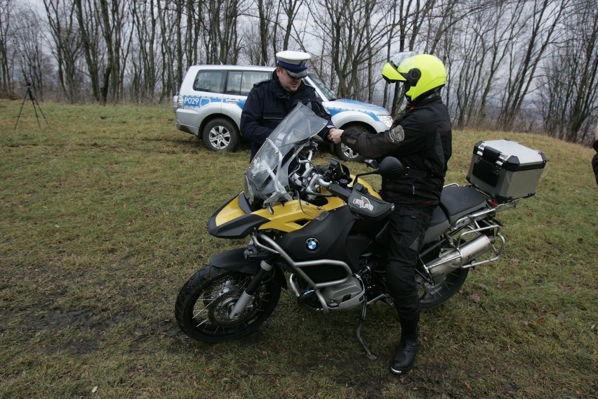 Pościg będzińskiej policji za motocyklistą [ZDJĘCIA i WIDEO]