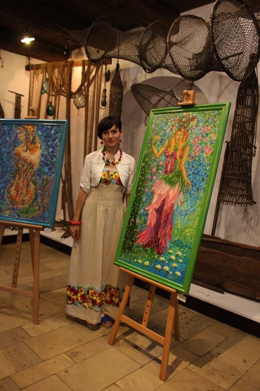 Mieszkanka Straszyna Marta Zwarycz o swojej pasji, którą jest ludowe malarstwo z Ukrainy [ZDJĘCIA]