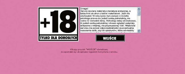 Portale erotyczne muszą zamieszczać takie ostrzeżenie. Czy to czeka Naszą-klasę?