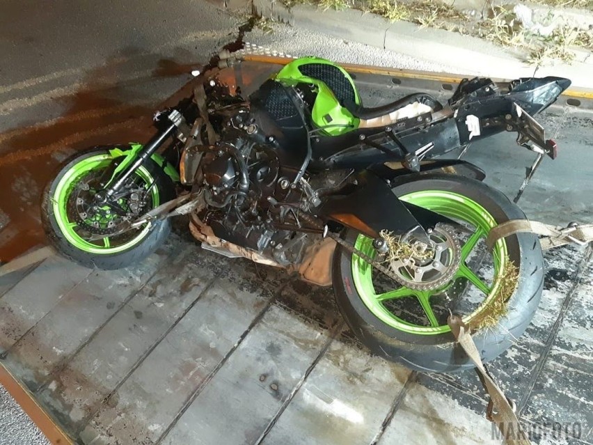 Wypadek na obwodnicy Opola. Motocyklista w szpitalu po zderzeniu z samochodem