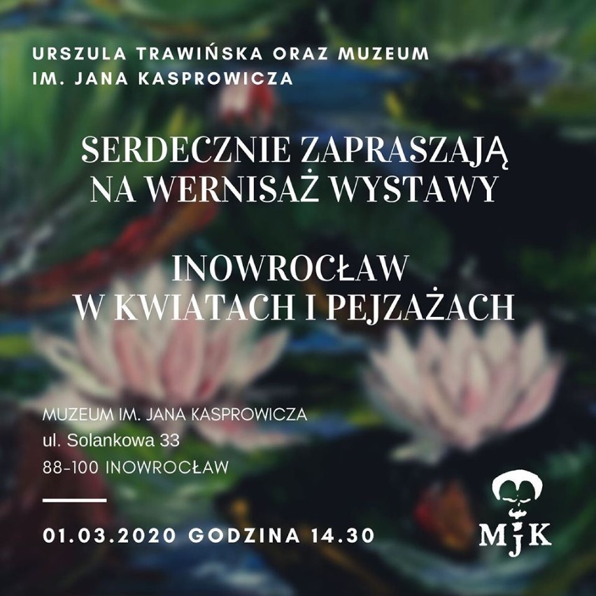 Wystawa malarstwa Urszuli Trawińskiej "Inowrocław w kwiatach i pejzażach" [zapowiedź]