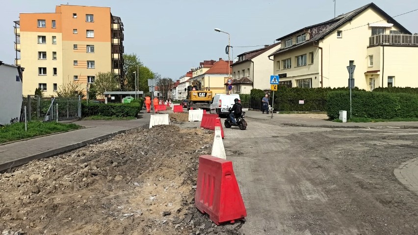 Kompleksowy modernizacja ulic w Stargardzie. Aleja Żołnierza Boczna i Pogodna – trwa remont