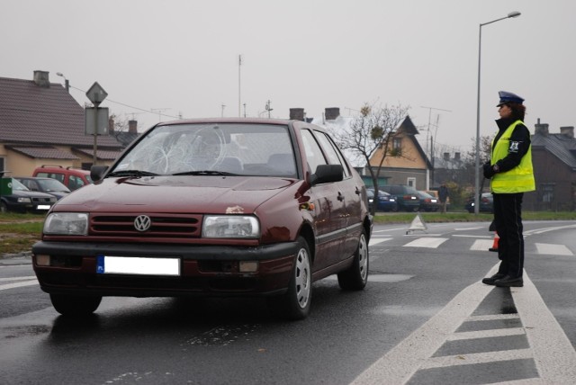 Potrącenie pieszej w Chełmie