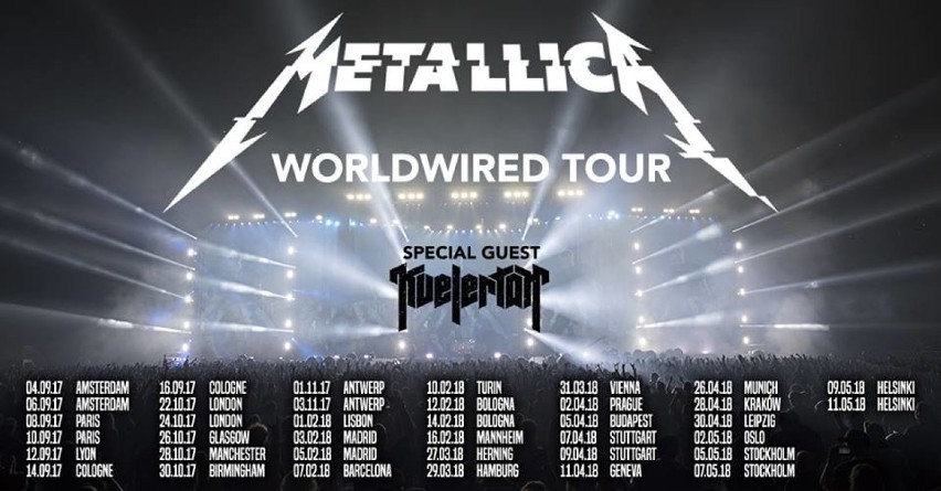 Metallica - trasa koncertowa 2018