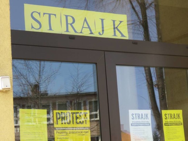 Strajk w szkołach powiatu wadowickiego