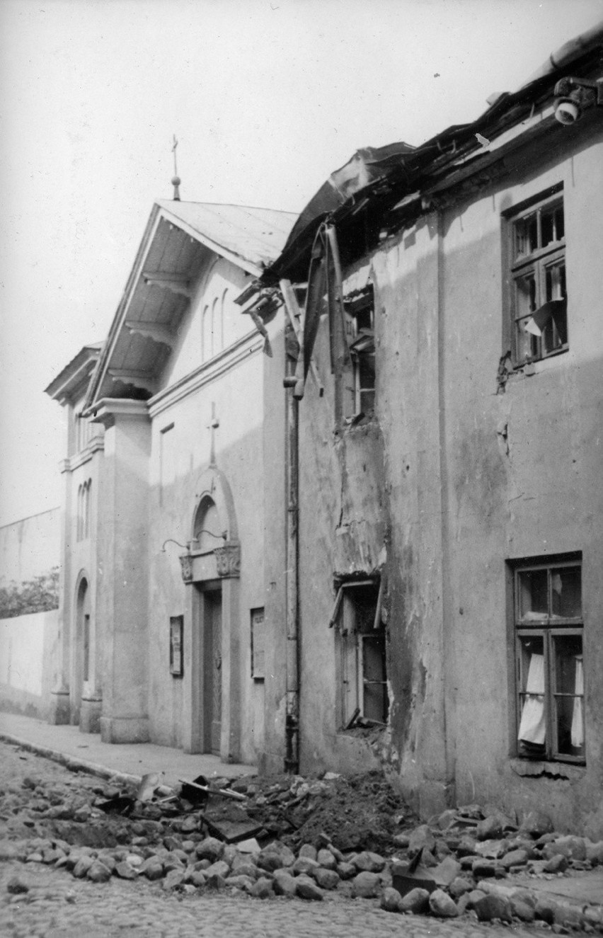 Lublin po bombardowaniu 9 września 1939 r. [ZDJĘCIA]