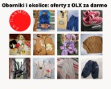 Ubranka dla dzieci i zabawki, które oborniczanie chcą wydać za darmo na OLX