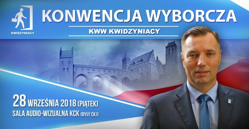 Wybory samorządowe 2018 w Kwidzynie. W piątek konwencja wyborcza Kwidzyniaków