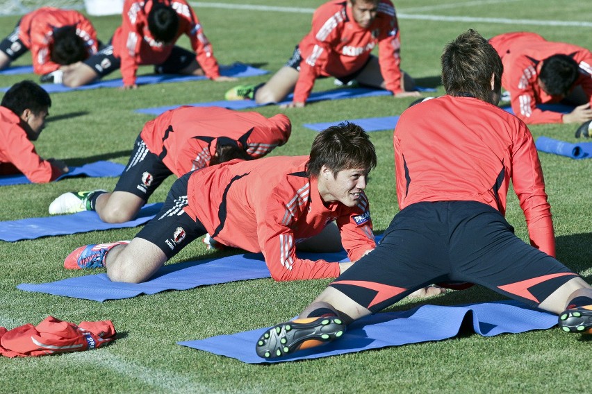 Japonia - Brazylia: Jedni się maskują, inni pokazują. Trening Japonii (ZDJĘCIA)