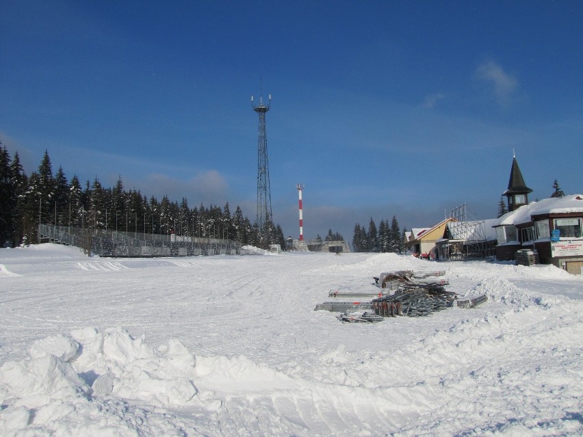 Biegi narciarskie: Ostatnie przygotowania do Pucharu Świata w Jakuszycach (ZDJĘCIA)