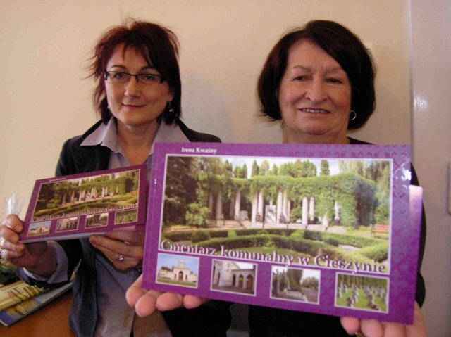 Renata Karpińska i Irena Kwaśny przekonują, że cmentarz ma ogromne walory artystyczne 