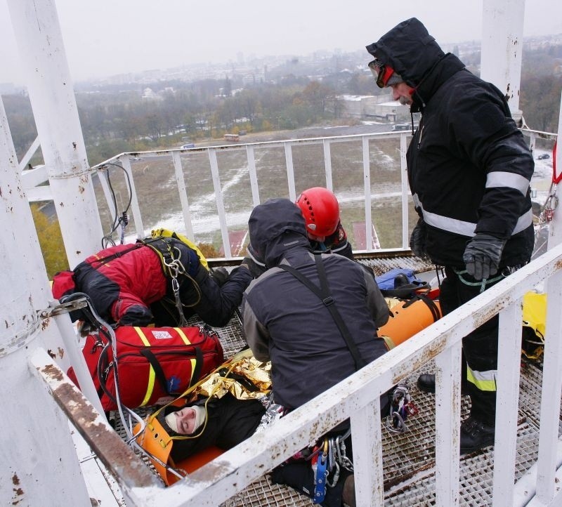 Strażacy ćwiczyli w Poznaniu