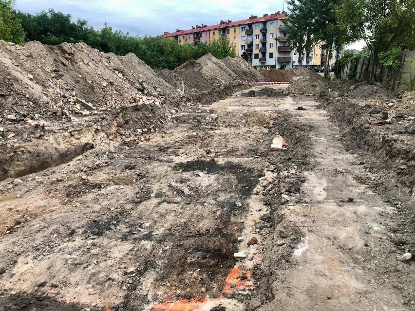 WRZEŚNIA:  Inwestycje i remonty. Plac budowy przy ul. 68 Pułku Piechoty, Zamysłowskiego i Kutrzeby [FOTO]