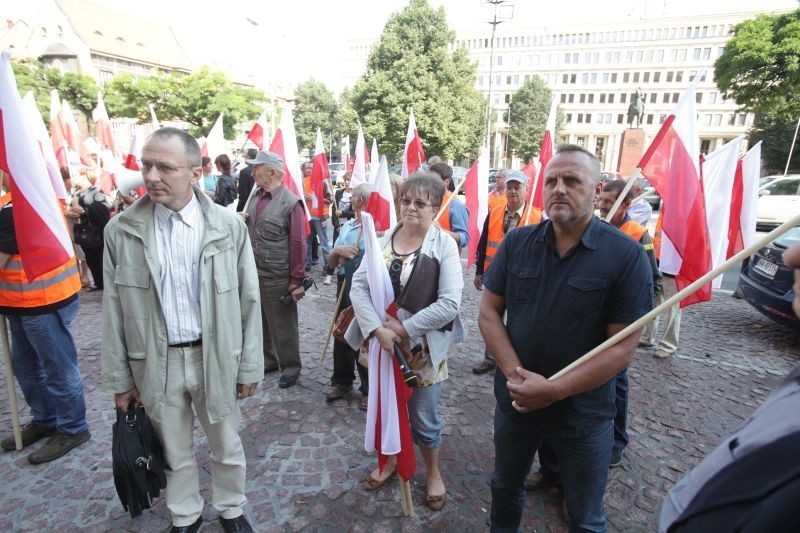 Protest przeciw S1 w Katowicach