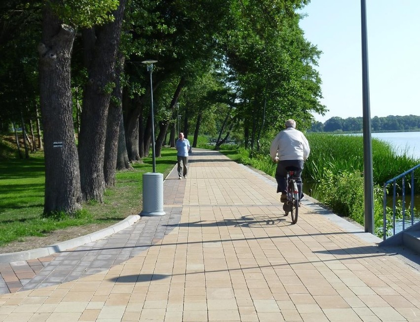 Promenada nad Jeziorem Miejskim w Chodzieży