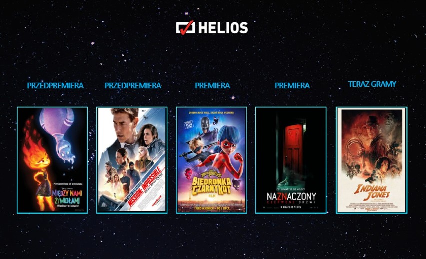Filmowe nowości w kinie Helios. Porywające seanse dla dzieci i dorosłych. W repertuarze Mission: Impossible, Miraculous i Naznaczony